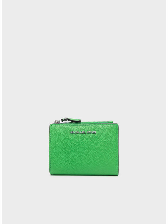 PORTAFOGLIO CON PLACCA LOGO, 322 PALM, medium