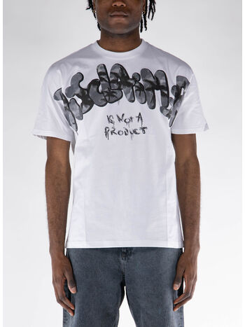 T-SHIRT CON STAMPA, BIANCO, small