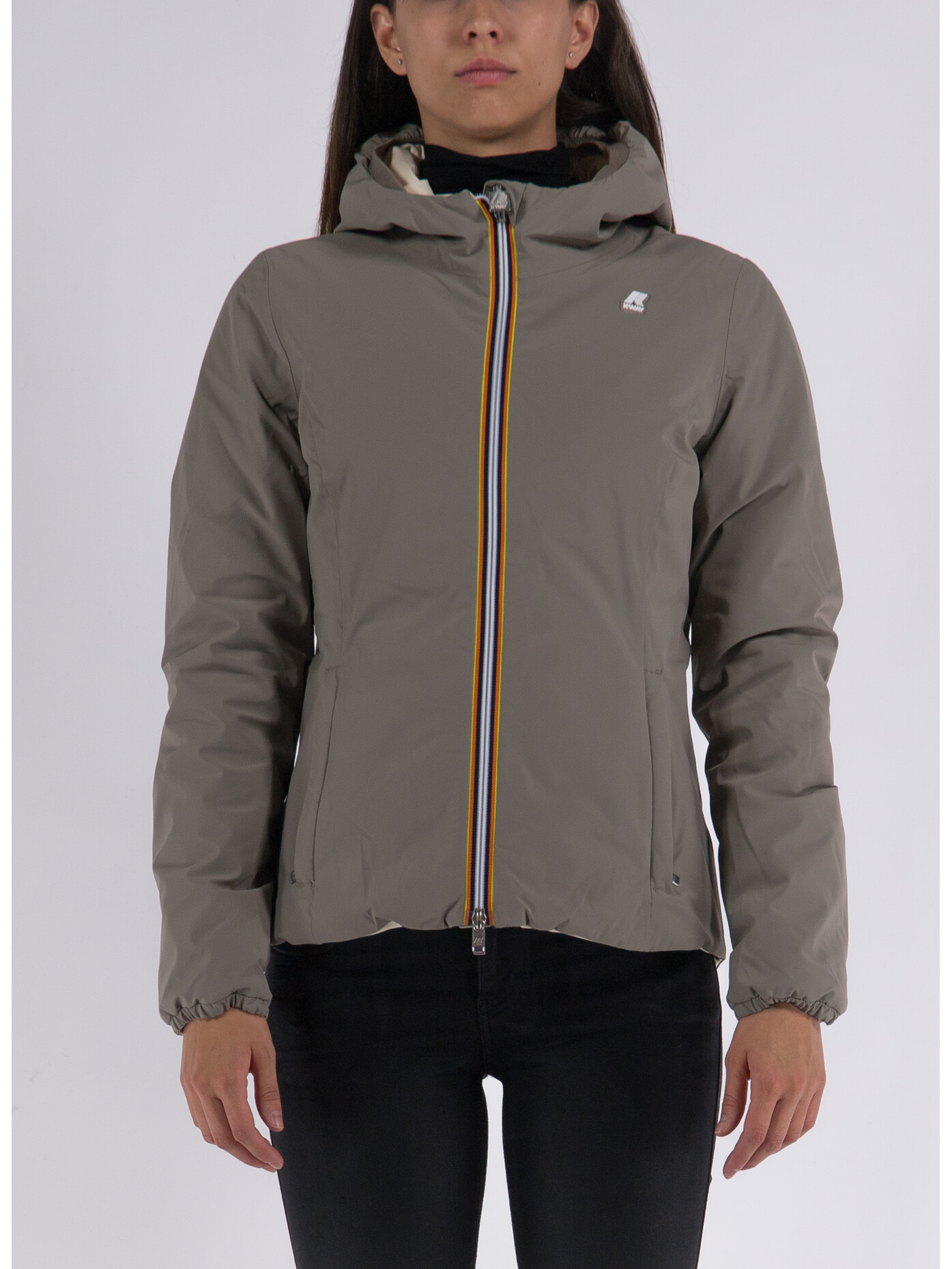 kway giacca lily warm double, donna
