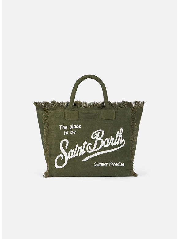 BORSA VANITY LINEN, 01189H LINEN 52 MILITARY, medium