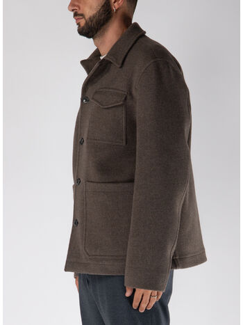 GIACCA CAMICIA PATCH-POCKET, 2700 TORTORA SCURO, small