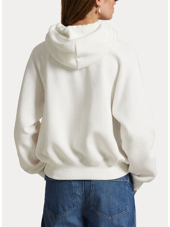 FELPA HOODIE, WHITE, small
