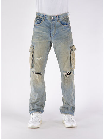 JEANS RELAXED CARGO DIRTY, RCLI LT INDIGO, small