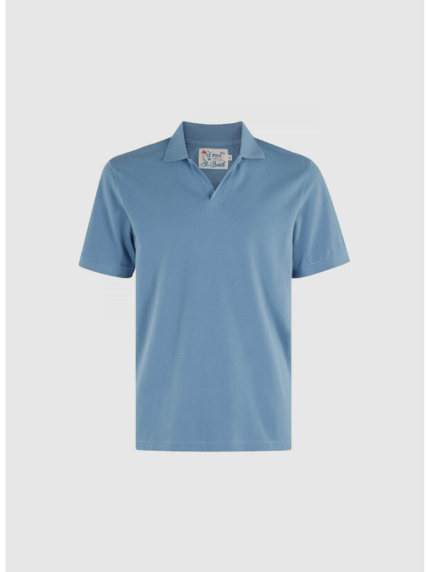 POLO CHARLES, 00126L PIQUET 33 DUSTY BLUE, large