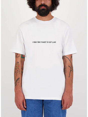 T-SHIRT I PAID THIS T-SHIRT TO GET LAID, , small
