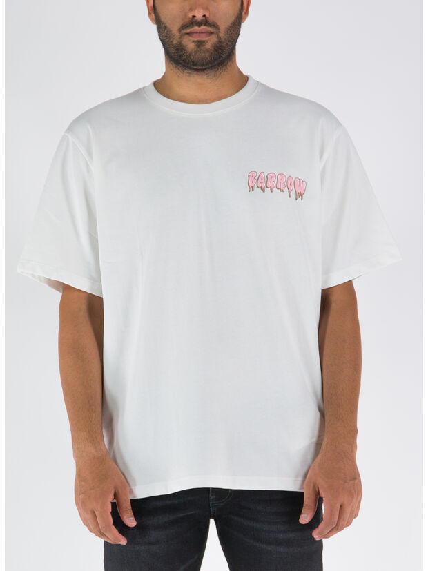 T-SHIRT CON STAMPA, 002 OFF WHITE, large