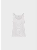 CANOTTA IN MAGLIA CON SCOLLO U, 1103 BIANCO LATTE, thumb