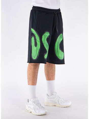 SHORTS BIG LOGO, NERO, small