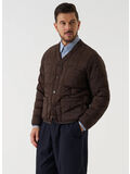 CARDIGAN DOWN, BROWN, thumb
