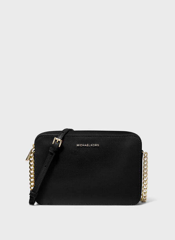 BORSA A TRACOLLA JET SET, BLACK, large