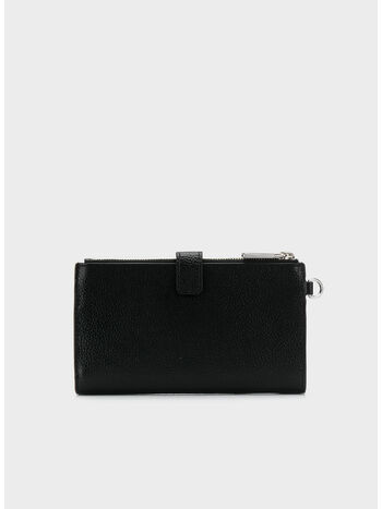 PORTAFOGLI JET SET WRISTLET, 001 BLACK, small