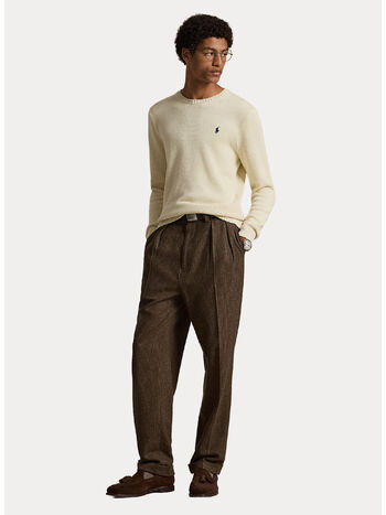 MAGLIONE MANICHE LUNGHE, ANDOVER CREAM, small