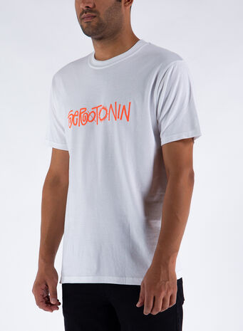 T-SHIRT SEROTONIN, WHITE, small