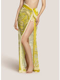 GONNA PAREO MIDI COTE D'AZUR STYLE, 020 GIALLO, thumb