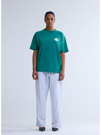 T-SHIRT LOGO, GREEN/BUTTER YELLOW , small