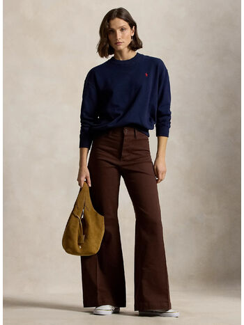 FELPA A GIROCOLLO LEGGERA, CRUISE NAVY, small