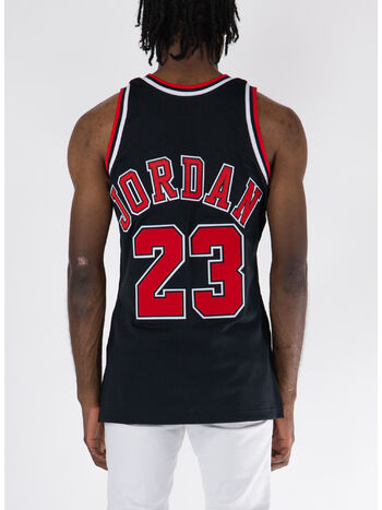 CANOTTA AUTHENTIC JERSEY 97-98 MICHAEL JORDAN, BLACK, small