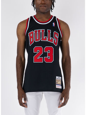 CANOTTA AUTHENTIC JERSEY 97-98 MICHAEL JORDAN, BLACK, small