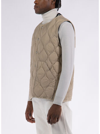 GILET MILITARY CREW NECK, G.BEIGE, small