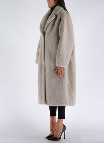 PELLICCIA MARIA COAT, 90700ECRU, small