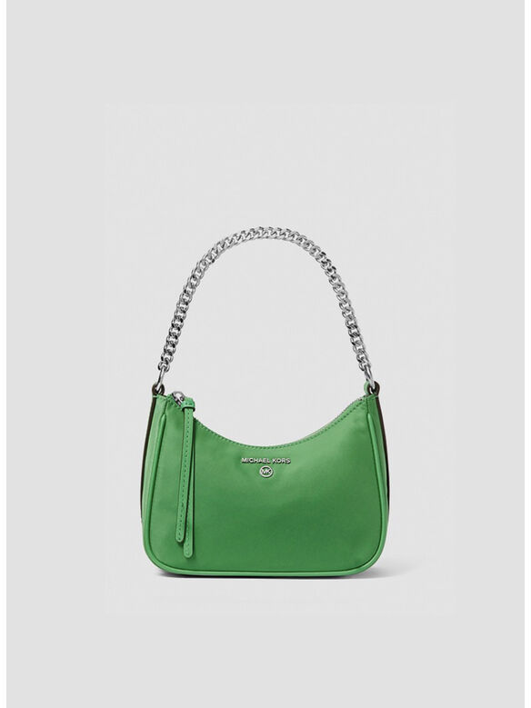 BORSA JET SET CHARM PICCOLA IN GABARDINE DI NYLON, 322 PALM, medium