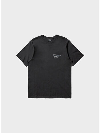 T-SHIRT SURF CLUB TEE PIGMENT DYED, 0001 BLACK, small