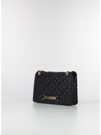 BORSA QUILTED BAG, 000 NERO, small