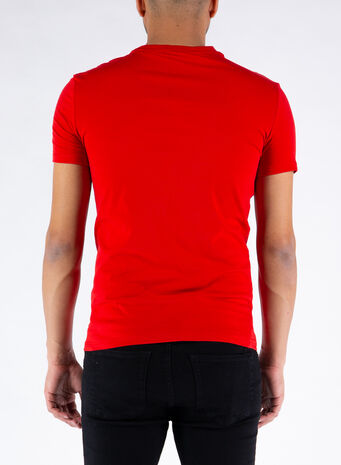 T-SHIRT REVERSE LOGO, 600RED, small