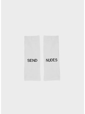 CALZINO SEND NUDES, WHITE, small