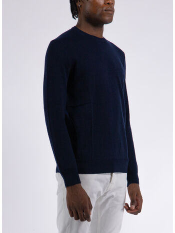 MAGLIONE GIROCOLLO, HUNTER NAVY, small