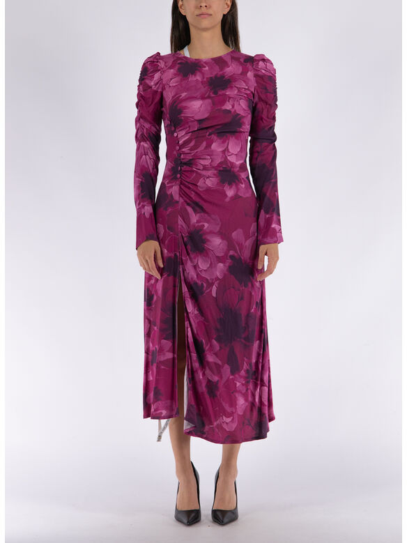 ABITO GIROCOLLO CON DRAPPEGGIO, DALIM PURPLE, medium