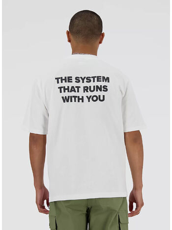 T-SHIRT SHIFTED OVERSIZED, 100 WHITE, small
