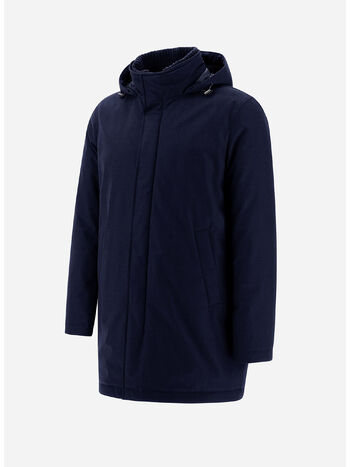 GIACCONE COLLO IN MAGLIA, 9200 BLU NAVY, small