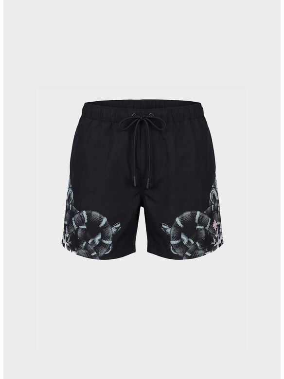 BOARDSHORTS SNAKES, BLACK SNAKE, medium