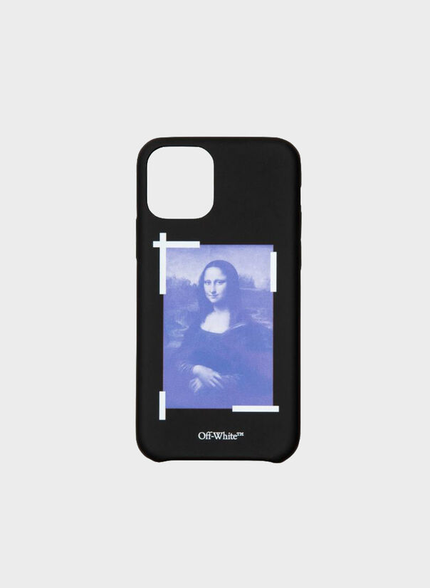 COVER IPHONE 11 MONALISA, 1001BLACKWHITE, large