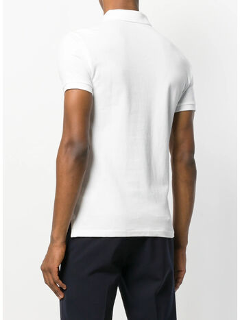 POLO IN PIQUÉ, WHITE, small
