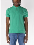 POLO A MANICHE CORTE CON LOGO RICAMATO, RAFT GREEN, thumb