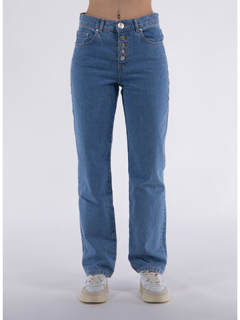 JEANS SKINNY 5 TASCHE MEDIUM DENIM, A1295, small