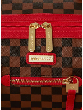 BORSA DUFFLE RED SHARKS IN PARIS BOX MINI, SHARKS IN PARIS, small