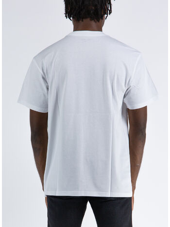 T-SHIRT S/S POCKET HEART, 02XX WHITE, small