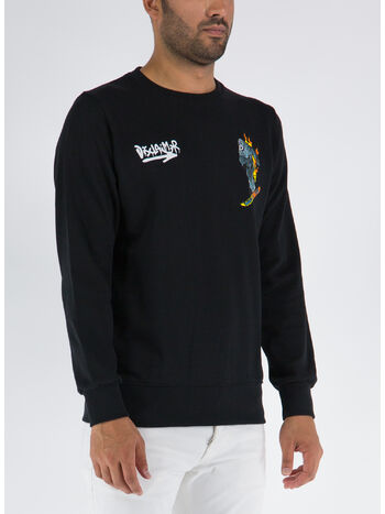 FELPA GRAPHIC, NERO, small
