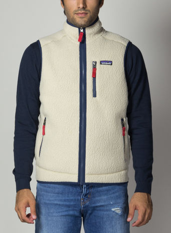 SMANICATO RETRO PILE VEST, ELKH, small
