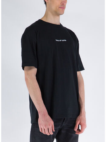 T-SHIRT CON STAMPA POSTERIORE, BLACK, small