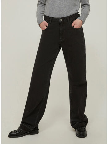 JEANS STRAIGHT FIT, 004 NERO, small