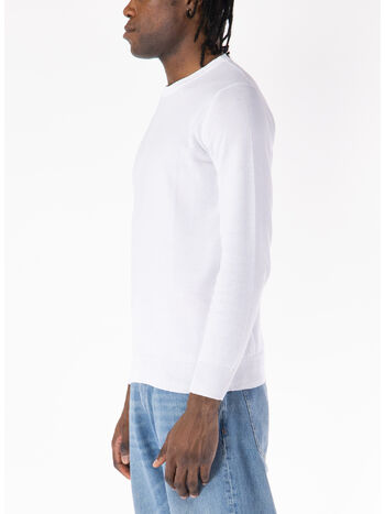 MAGLIONE GIROCOLLO RASATO, 01 BIANCO, small