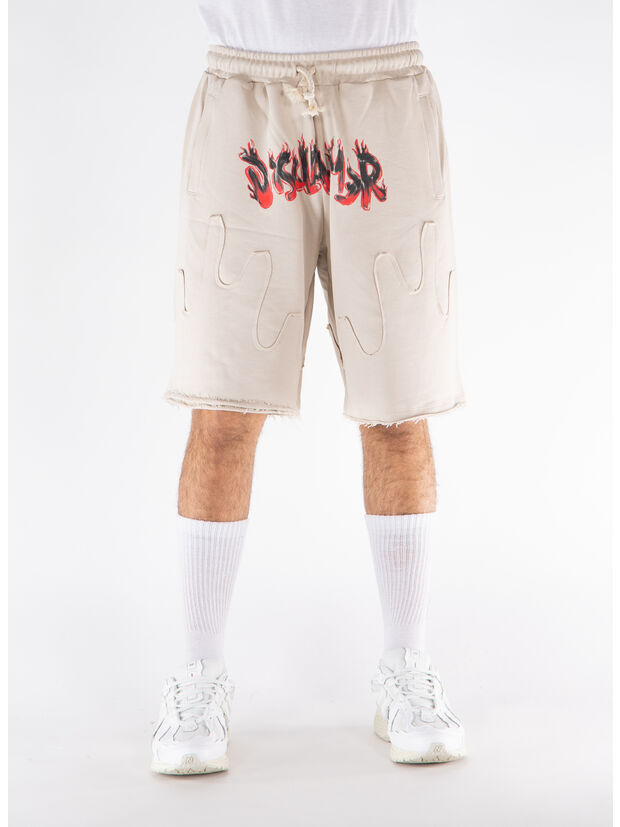 SHORTS RIPPED FLAME, , large