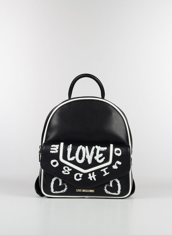 Zainetto love on sale moschino bianco