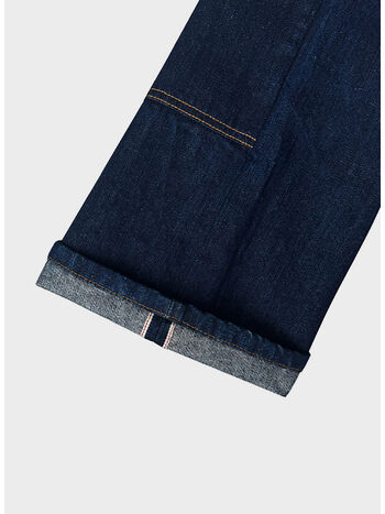 JEANS CANDIANI SELVEDGE DENIM DOUBLE KNEE, 126 DENIMBLU/BLU, small