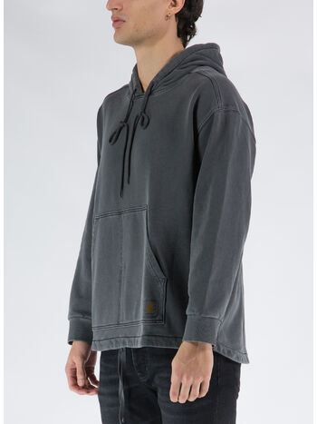 FELPA HOODED ARLING, 89GD BLACK GARMENET DYED, small