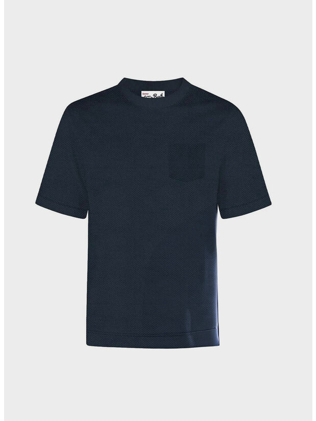 T-SHIRT BAKEWELL, 00120L PIQUET 61 BLUE NAVY, large